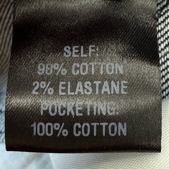 Brandon Maxwell High Rise Classic Straight leg Skinny Dark Blue Denim Size 28 - Picture 16 of 16